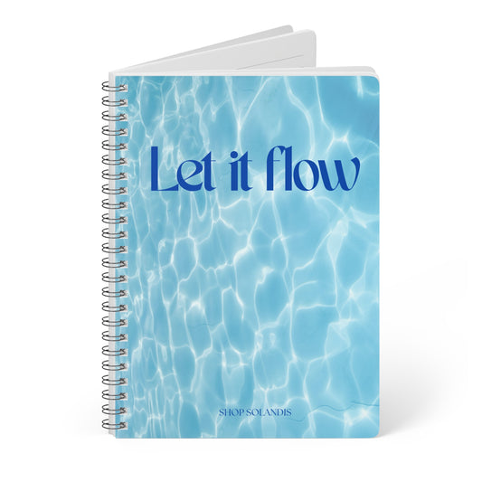 Let it Flow A5 Notebook
