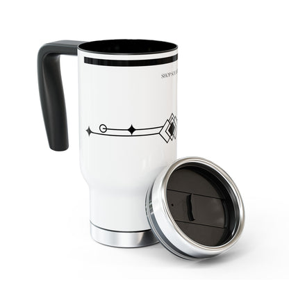 Stainless Steel Travel Mug with Handle