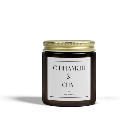 Cinnamon & Chai Scented Candle