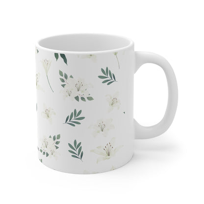 White Lily Mug