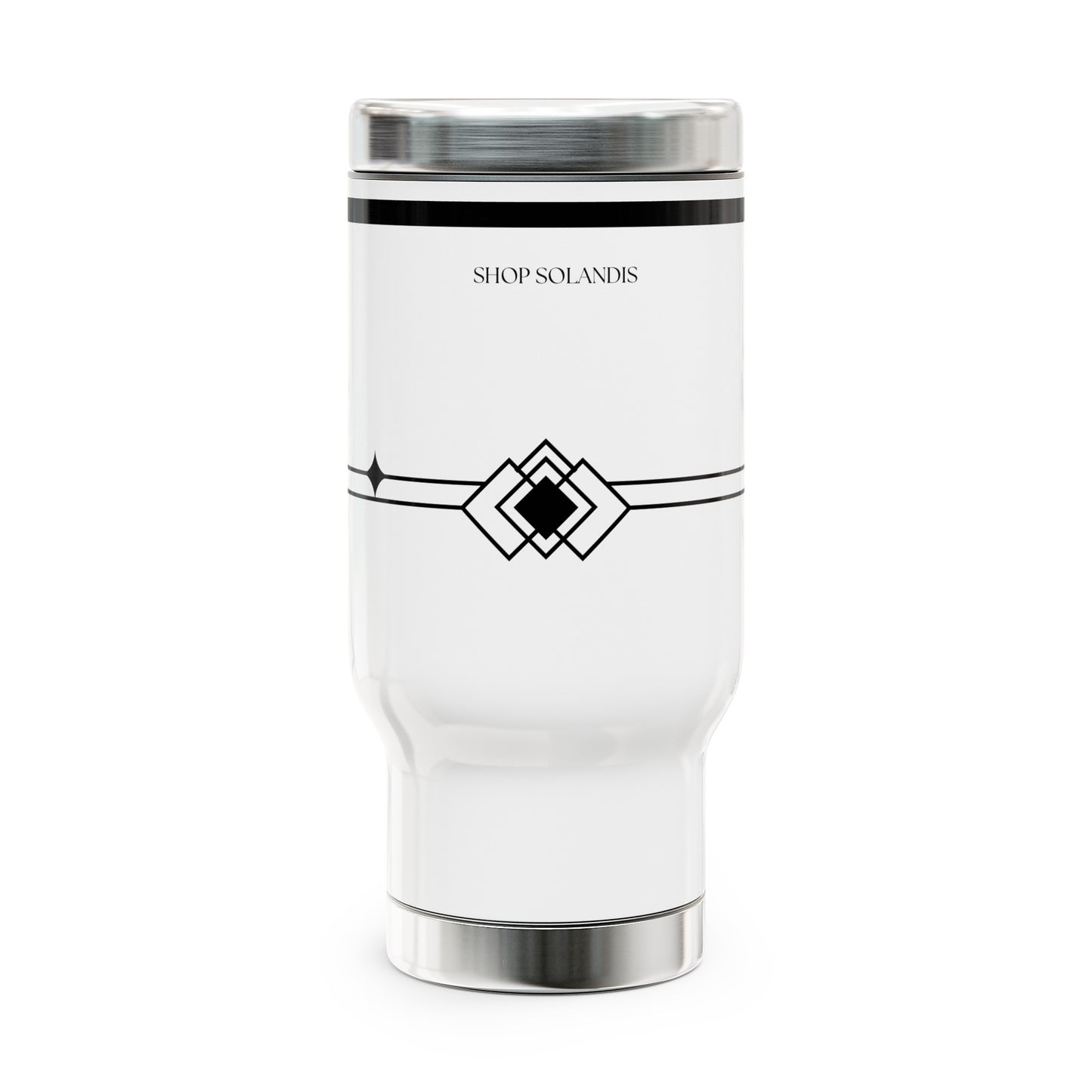 Stainless Steel Travel Mug with Handle